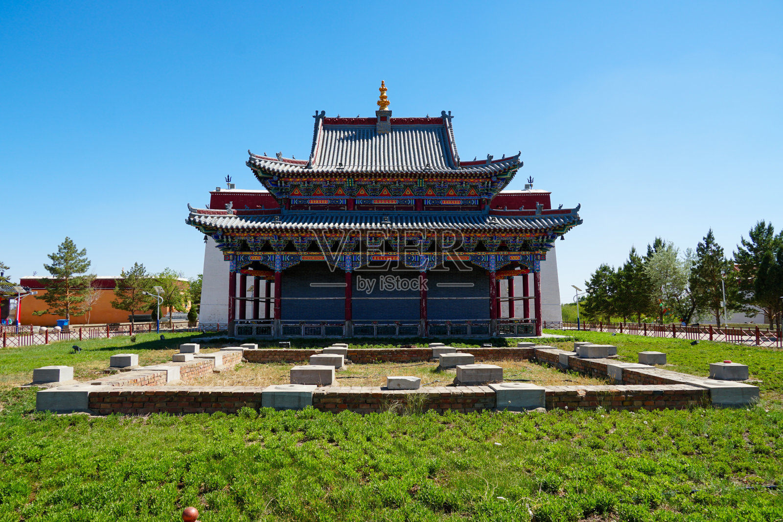 中国内蒙古自治区包头昆都伦喇嘛庙照片摄影图片