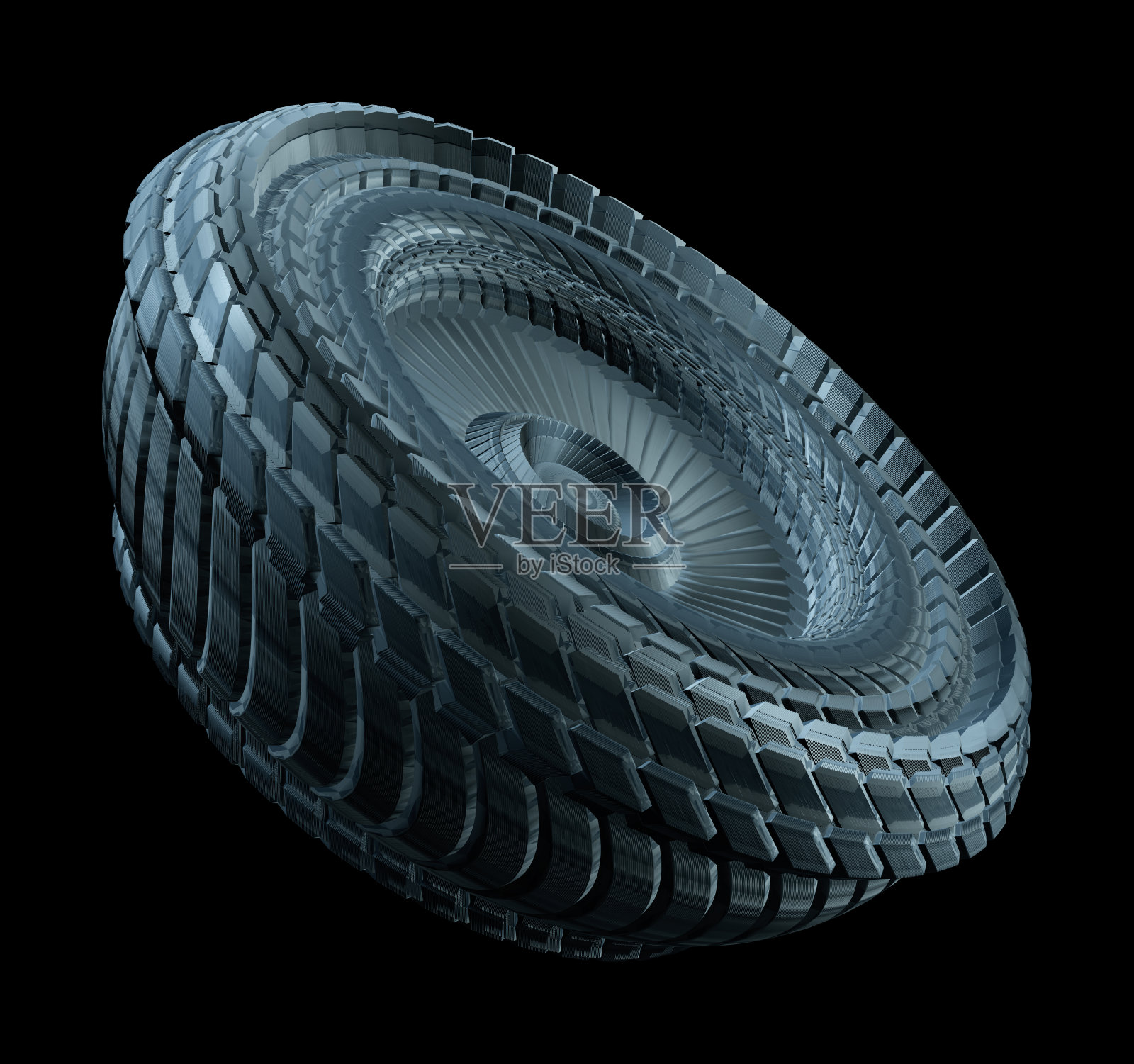 工业齿轮或涡轮转子照片摄影图片