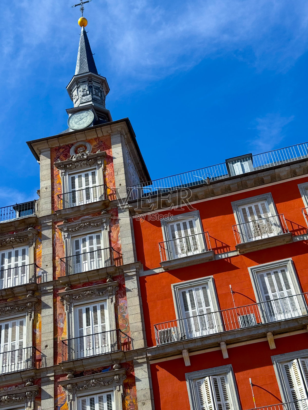 一幅画中的马德里照片摄影图片