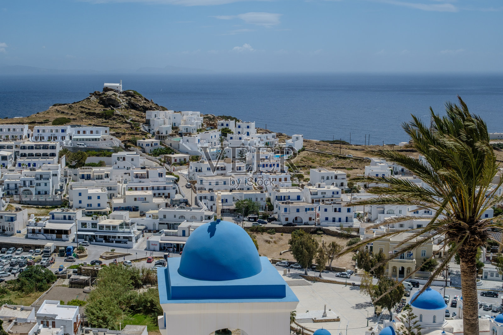 美丽的希腊伊俄斯照片摄影图片