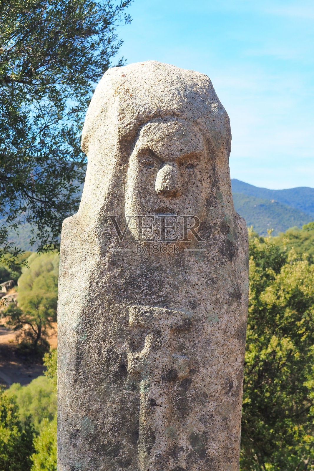 由于其美丽的雕像，菲利托萨无疑是科西嘉史前史的主要遗址。它的石像是地中海地区最壮观、最完美的巨石雕塑之一照片摄影图片