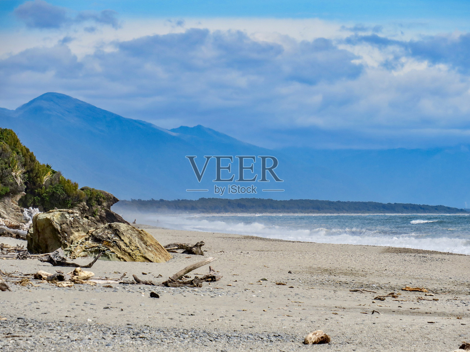西海岸荒凉的海滩照片摄影图片
