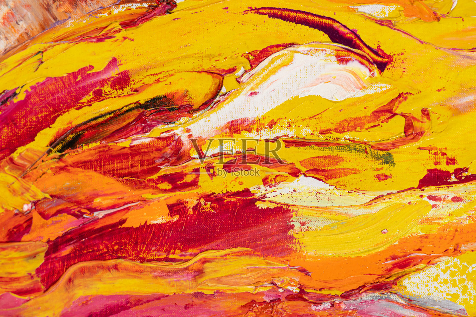 抽象画背景以对比黄色调为主。照片摄影图片