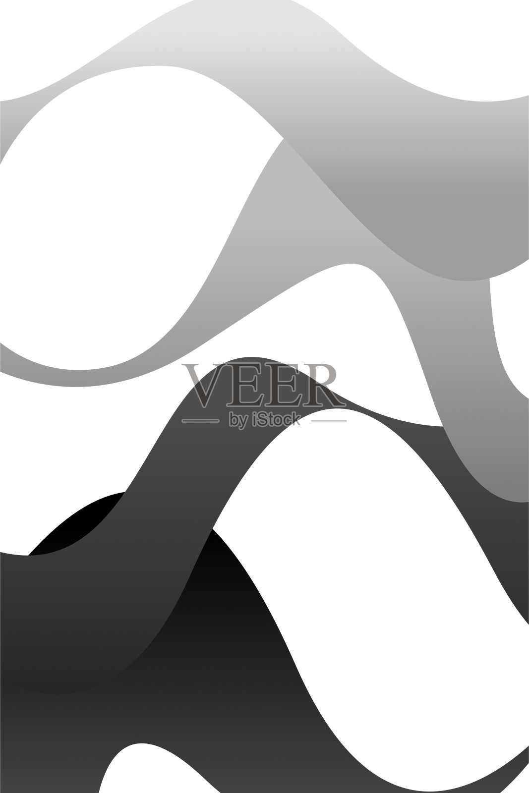 抽象曲线米色黑色背景插画图片素材