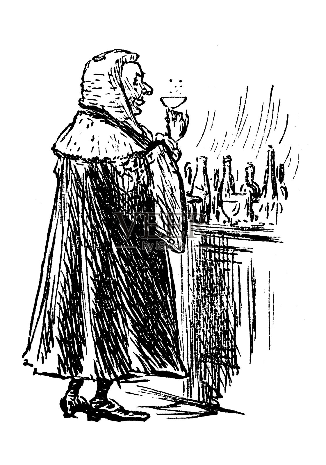 英国讽刺漫画插画图片素材