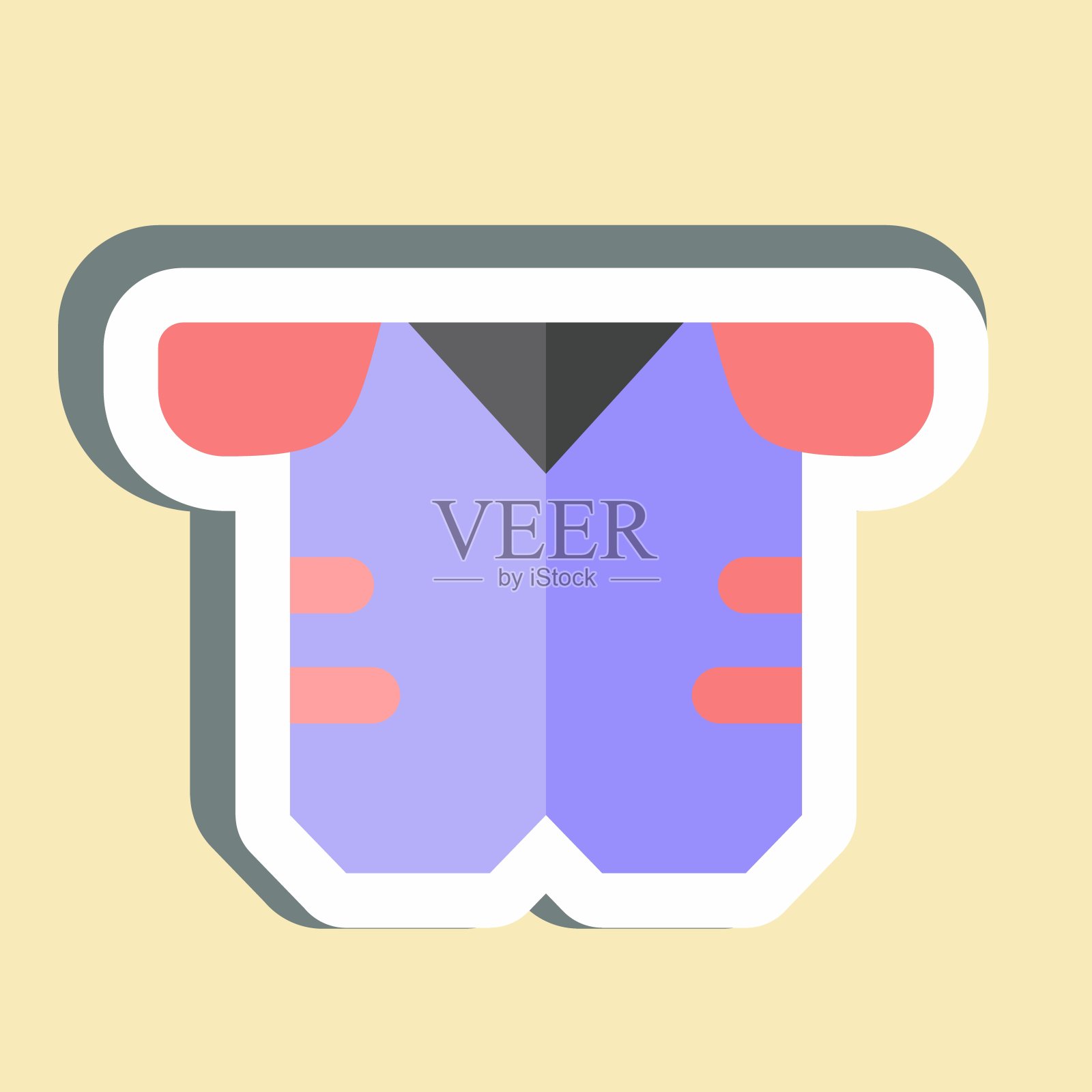 贴纸装甲。与橄榄球有关的标志。简单的设计说明插画图片素材