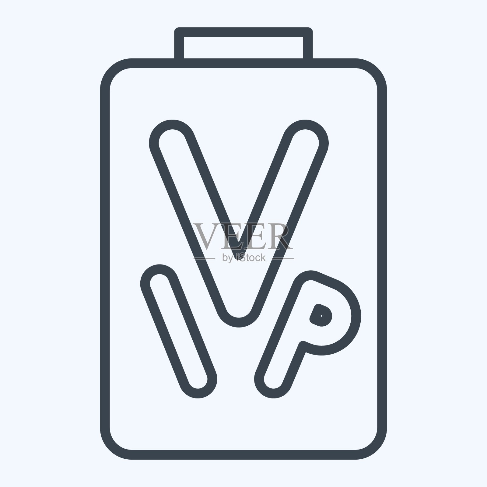 Icon VIP通行证。与橄榄球有关的标志。行风格。简单的设计说明插画图片素材