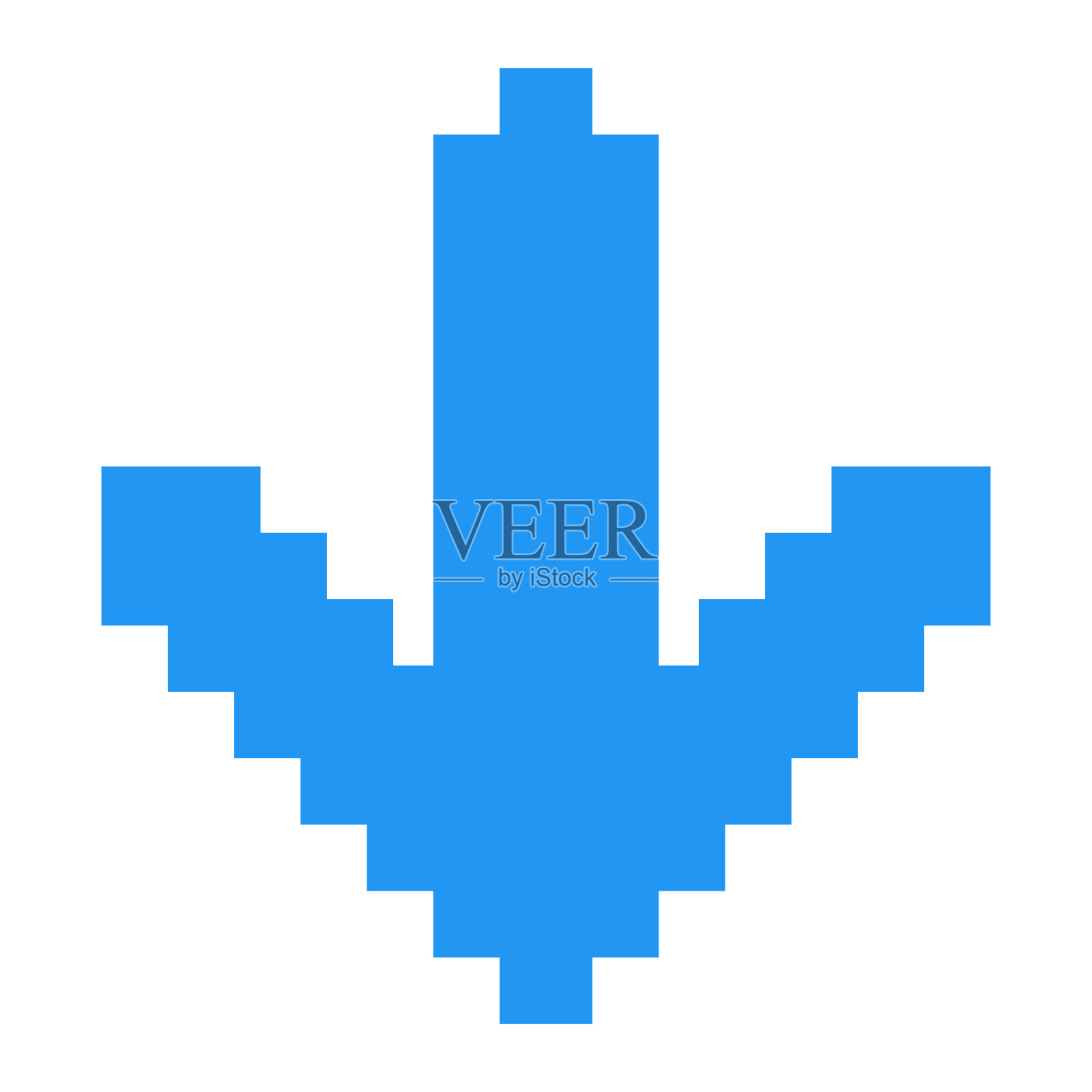 像素箭头图标，箭头按钮，箭头图标与8位风格插画图片素材