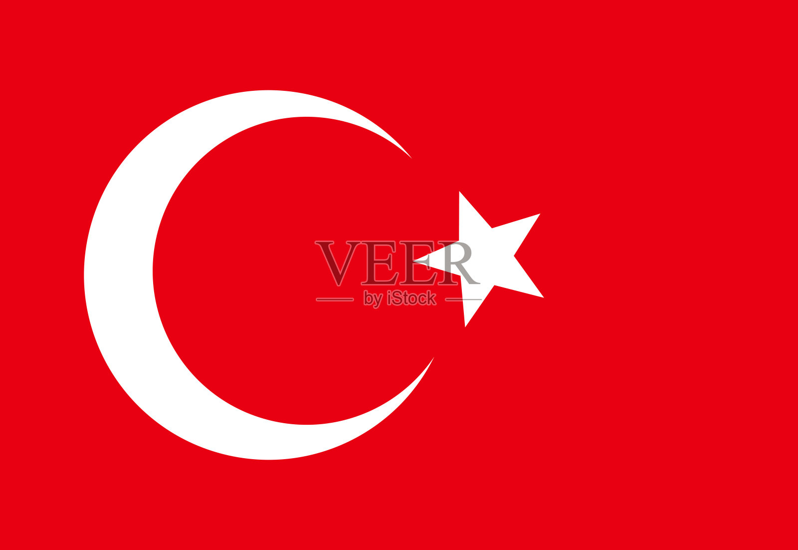 土耳其国旗插画国家国旗插画图片素材