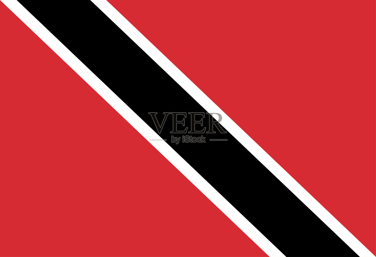 特立尼达和多巴哥国旗插画国家国旗插画图片素材