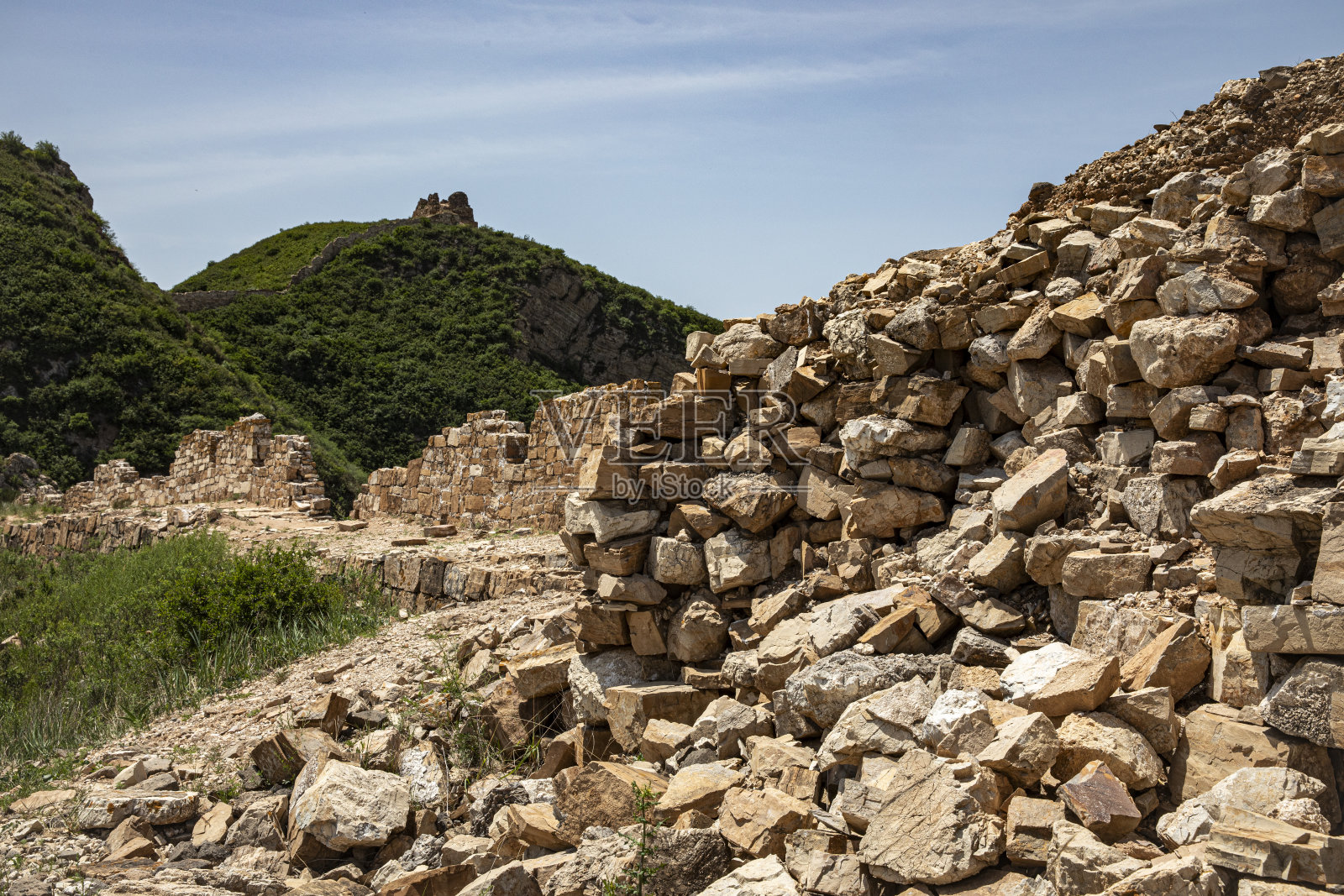 明朝长城照片摄影图片