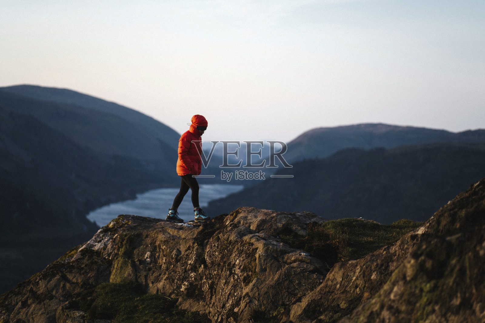 英格兰湖区雷文克拉格和瑟尔米尔水库航拍照片摄影图片