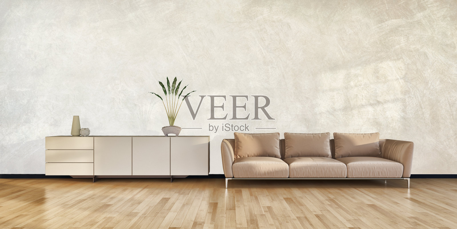 大型豪华现代明亮内饰客厅模型插图3D渲染图像照片摄影图片