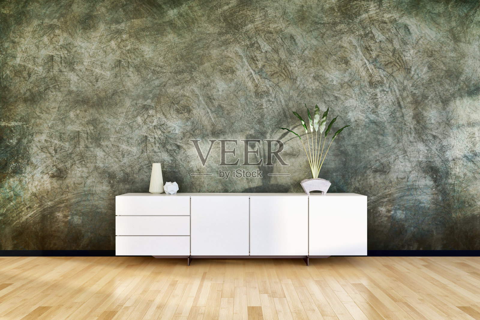 大型豪华现代明亮内饰客厅模型插图3D渲染图像照片摄影图片