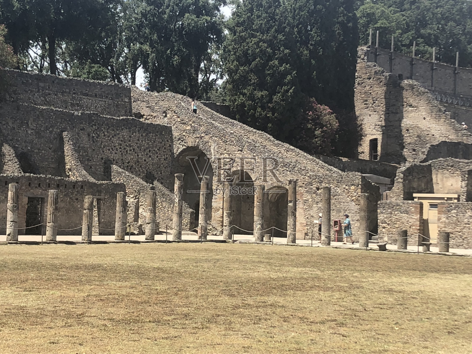 庞贝古城照片摄影图片