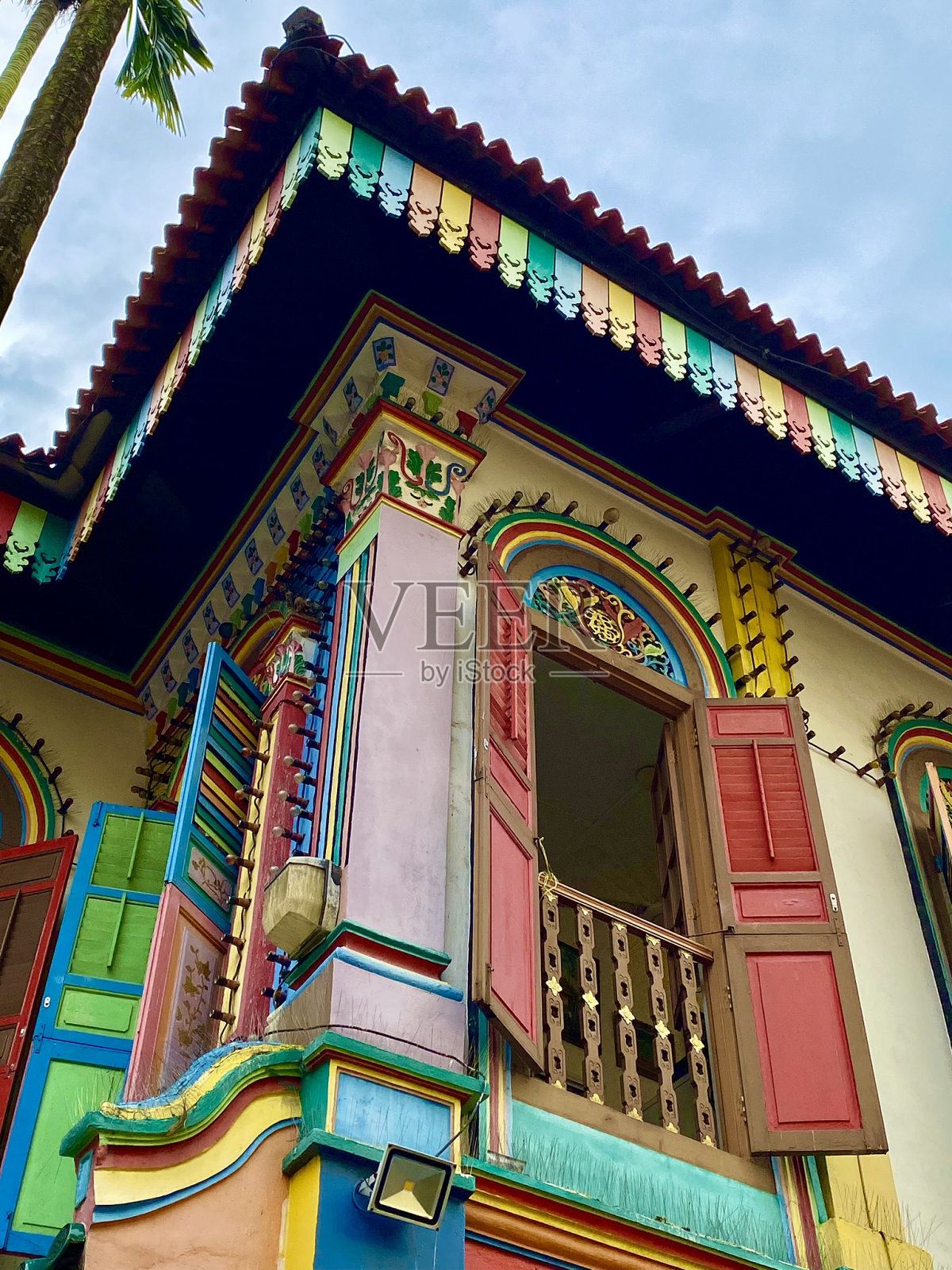 新加坡-小印度-新加坡最丰富多彩的房子照片摄影图片