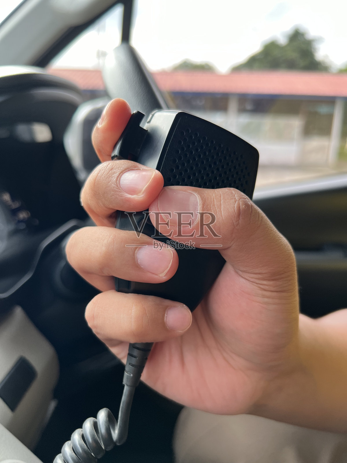 车里的对讲机照片摄影图片