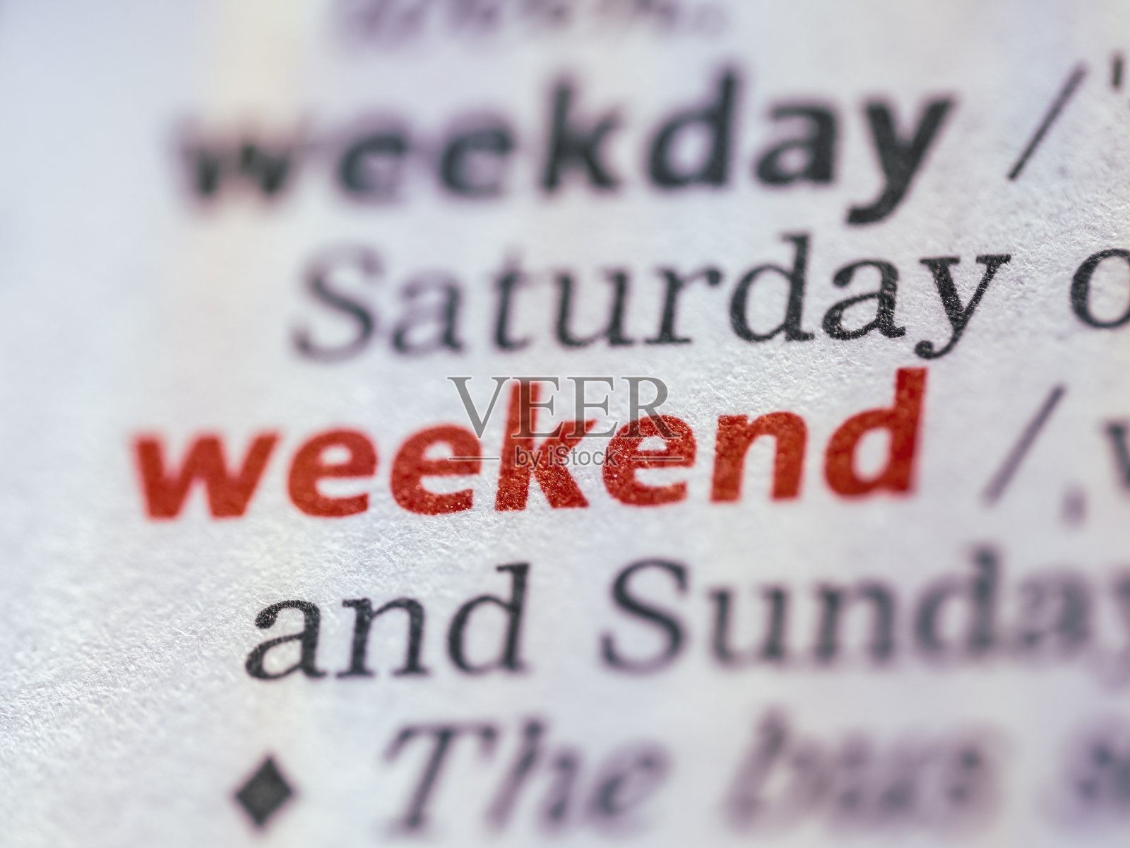 词的周末照片摄影图片