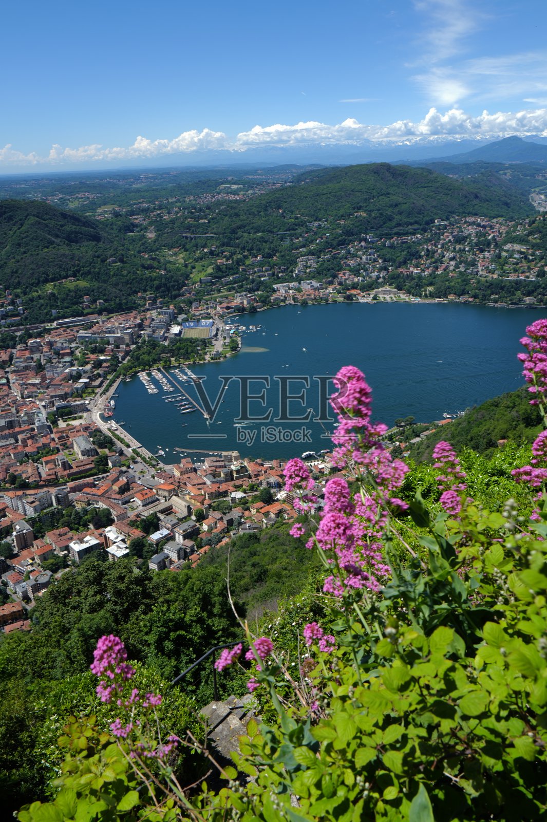 科莫全景照片摄影图片