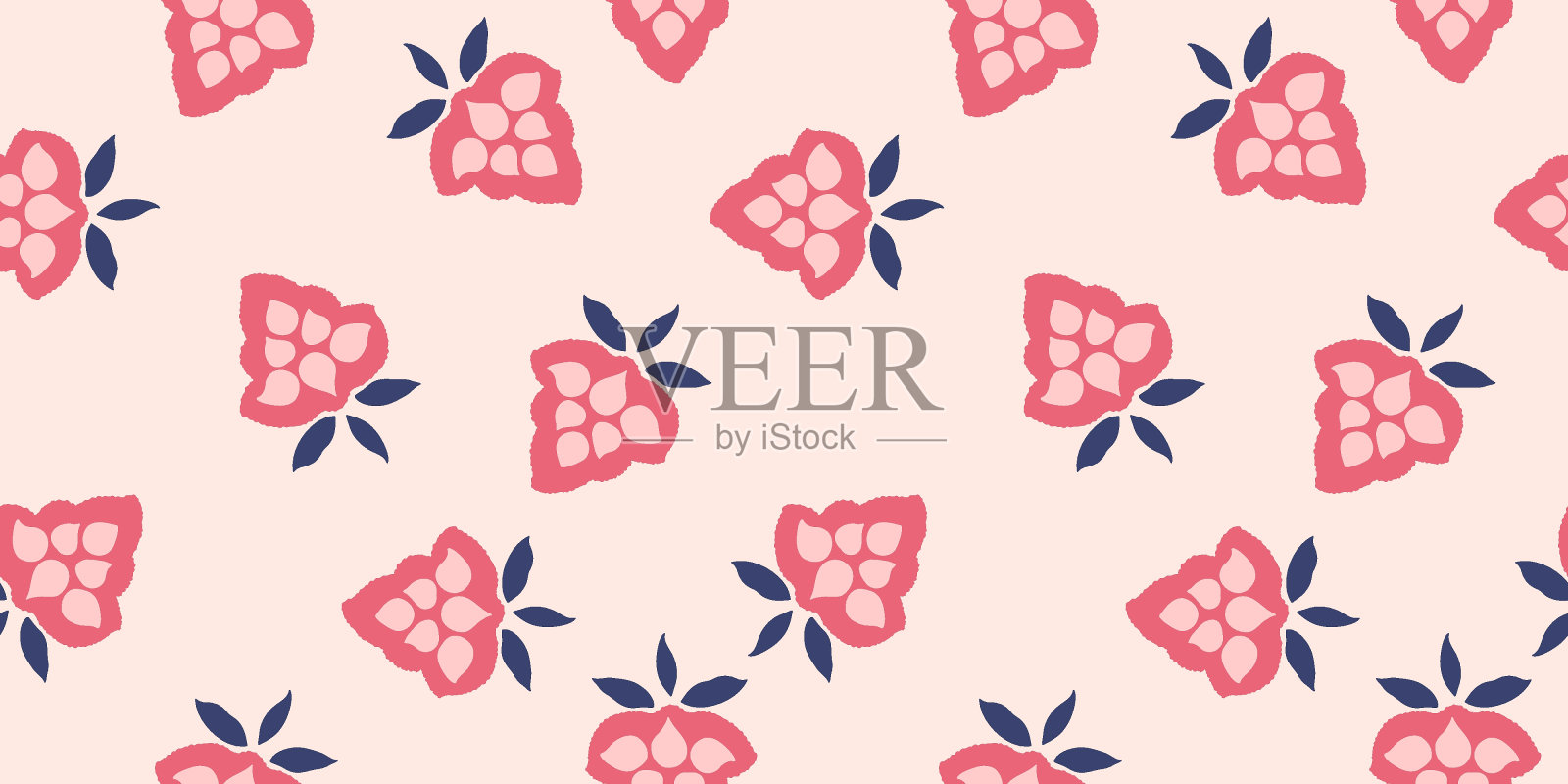 抽象的形状随机地分散在一个无缝的图案上的浅色背景。创意极简形式与小点，滴，点，雪花，圆圈印刷。矢量手绘草图。插画图片素材