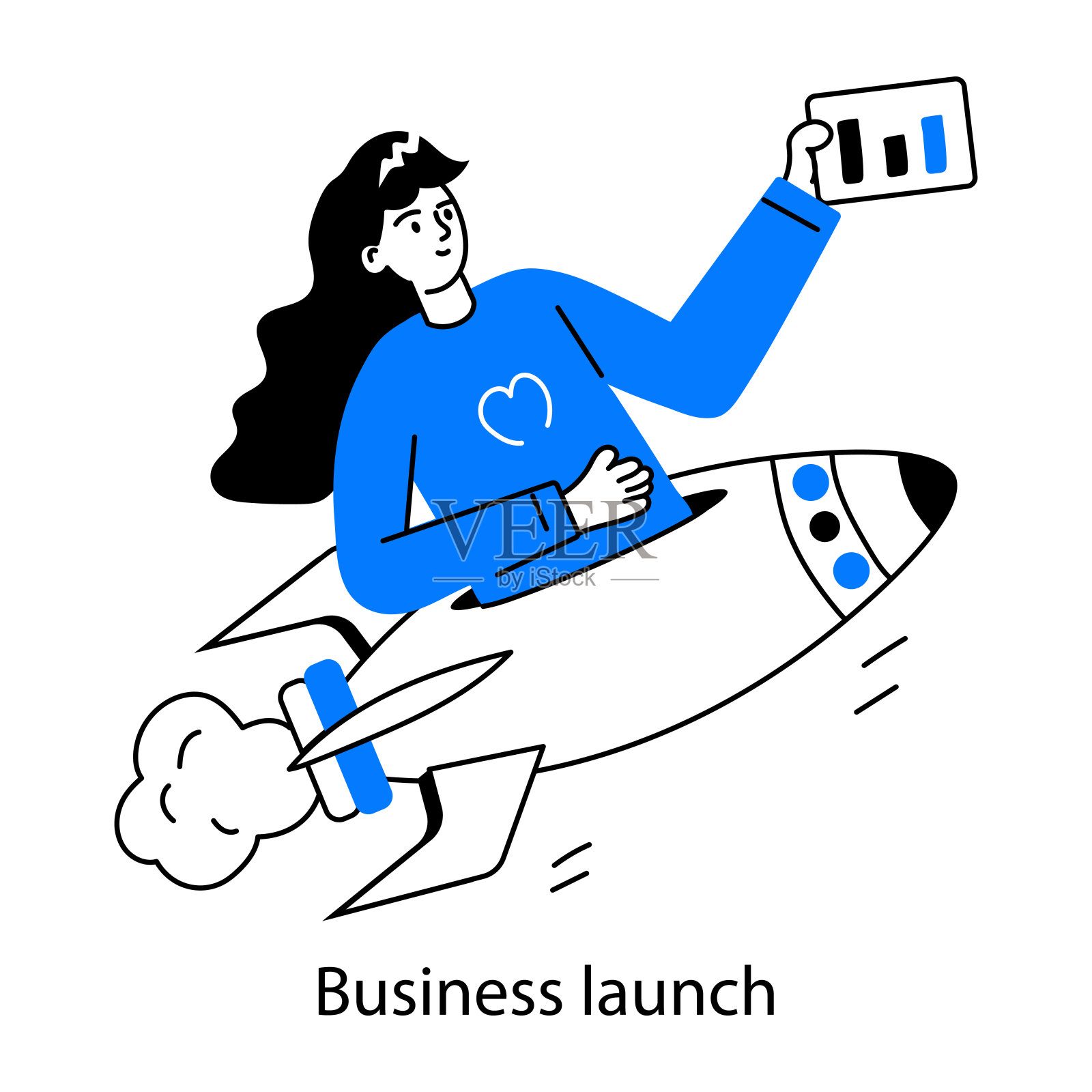 商业发射插画图片素材