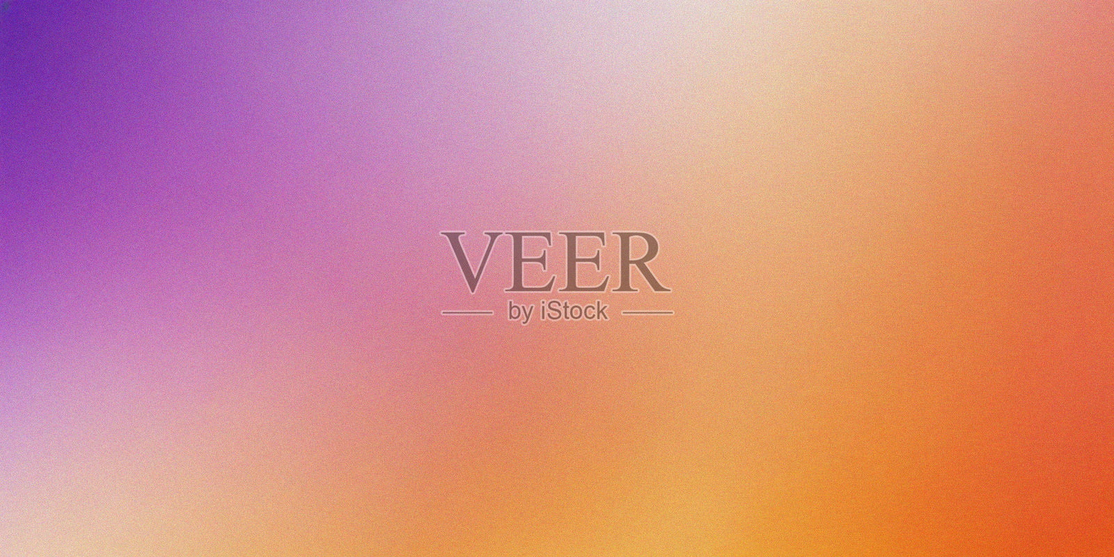 模糊的橙色和紫色渐变背景与抽象的设计插画图片素材