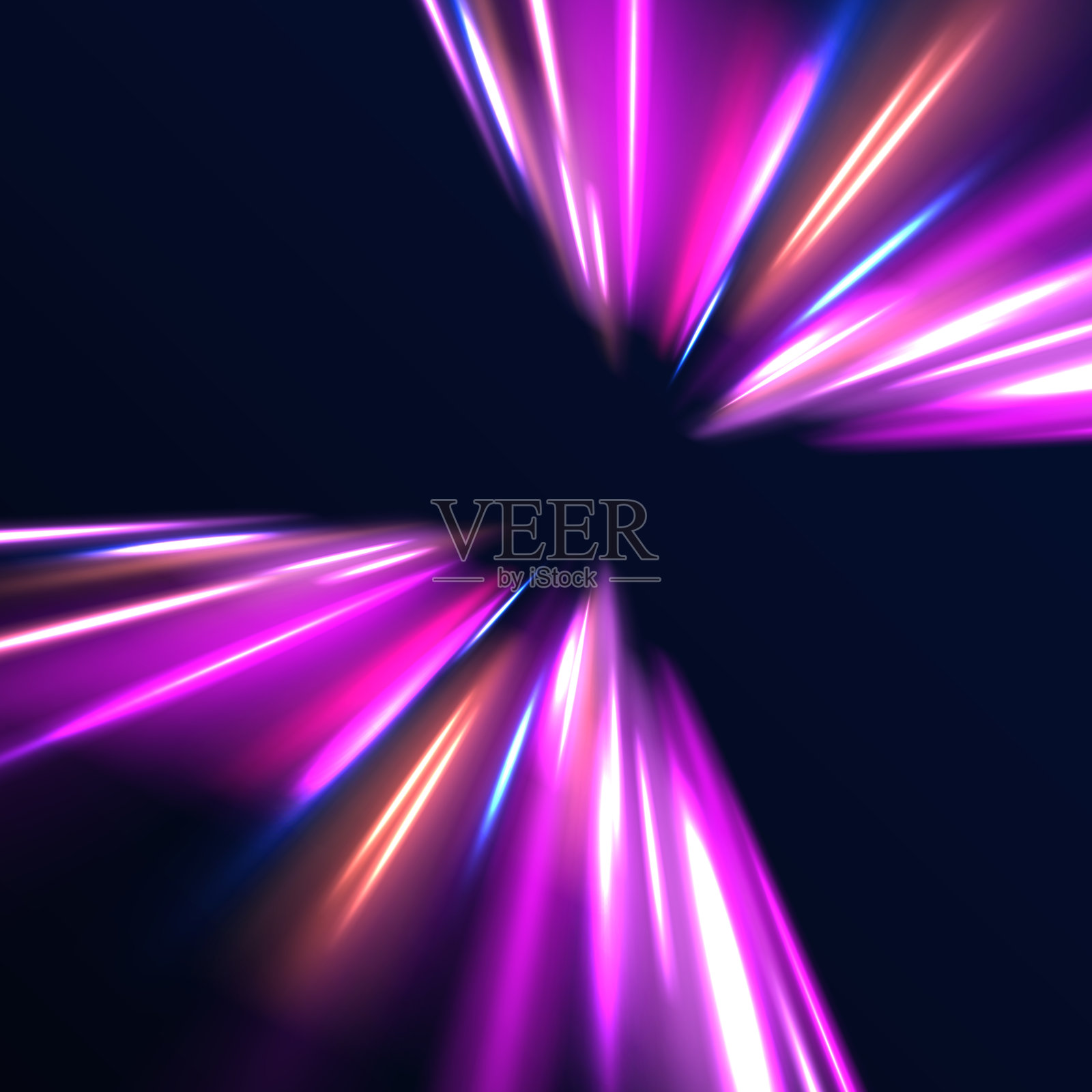 速度霓虹灯线插画图片素材