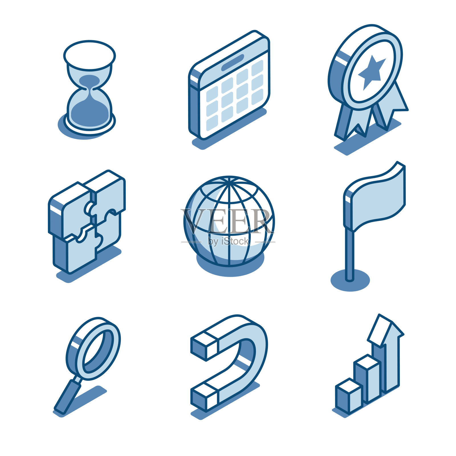 管理与商业合集插画图片素材