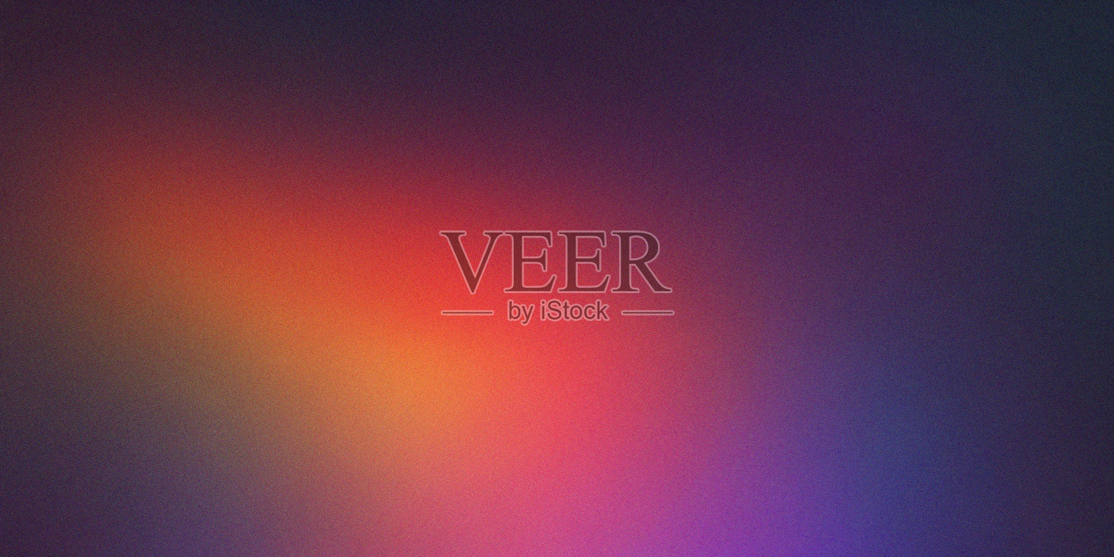 充满活力的抽象渐变背景与暖色调和冷色调插画图片素材