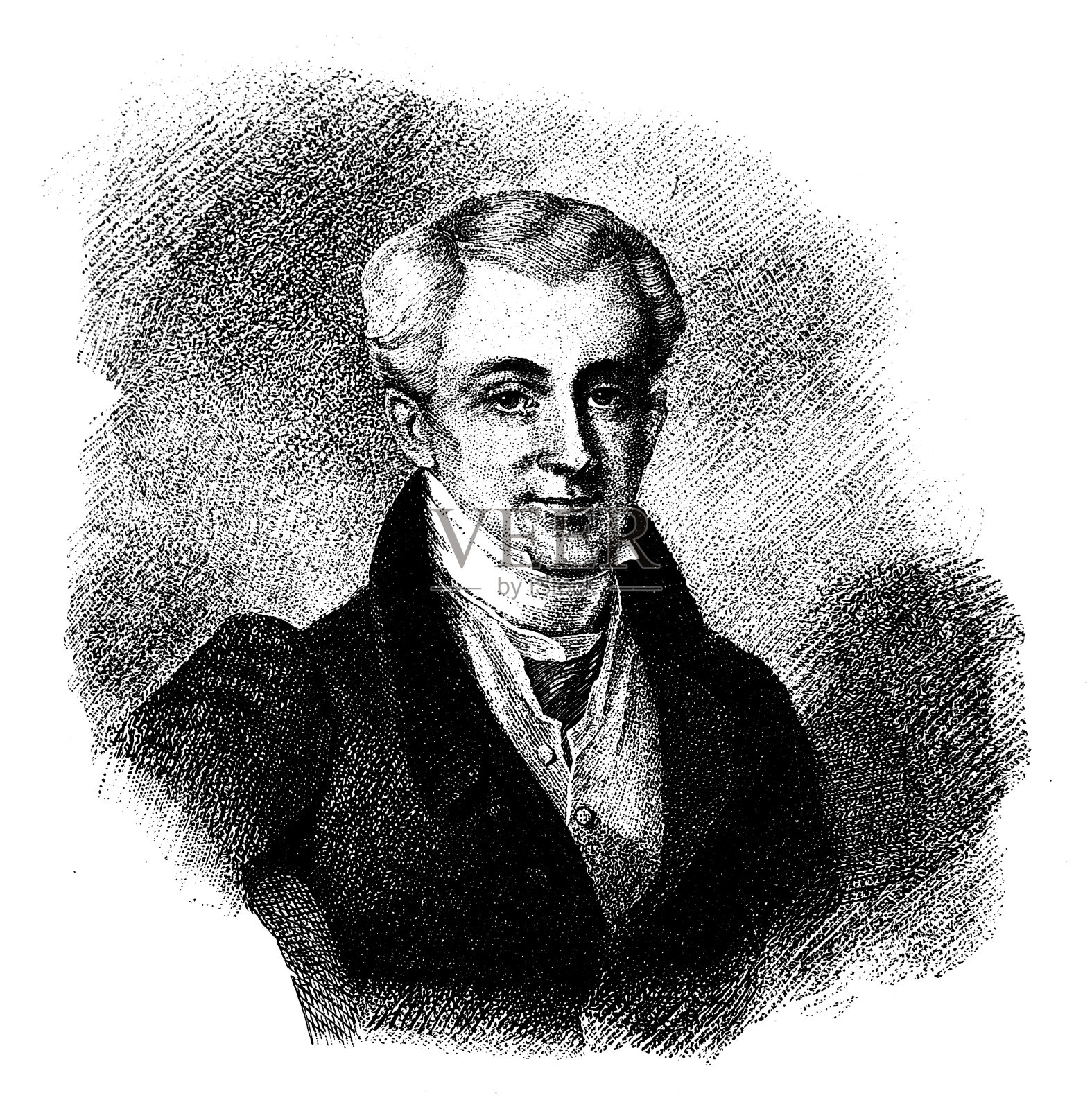 Ioannis Antonios Count Kapodistrias，希腊国家元首插画图片素材