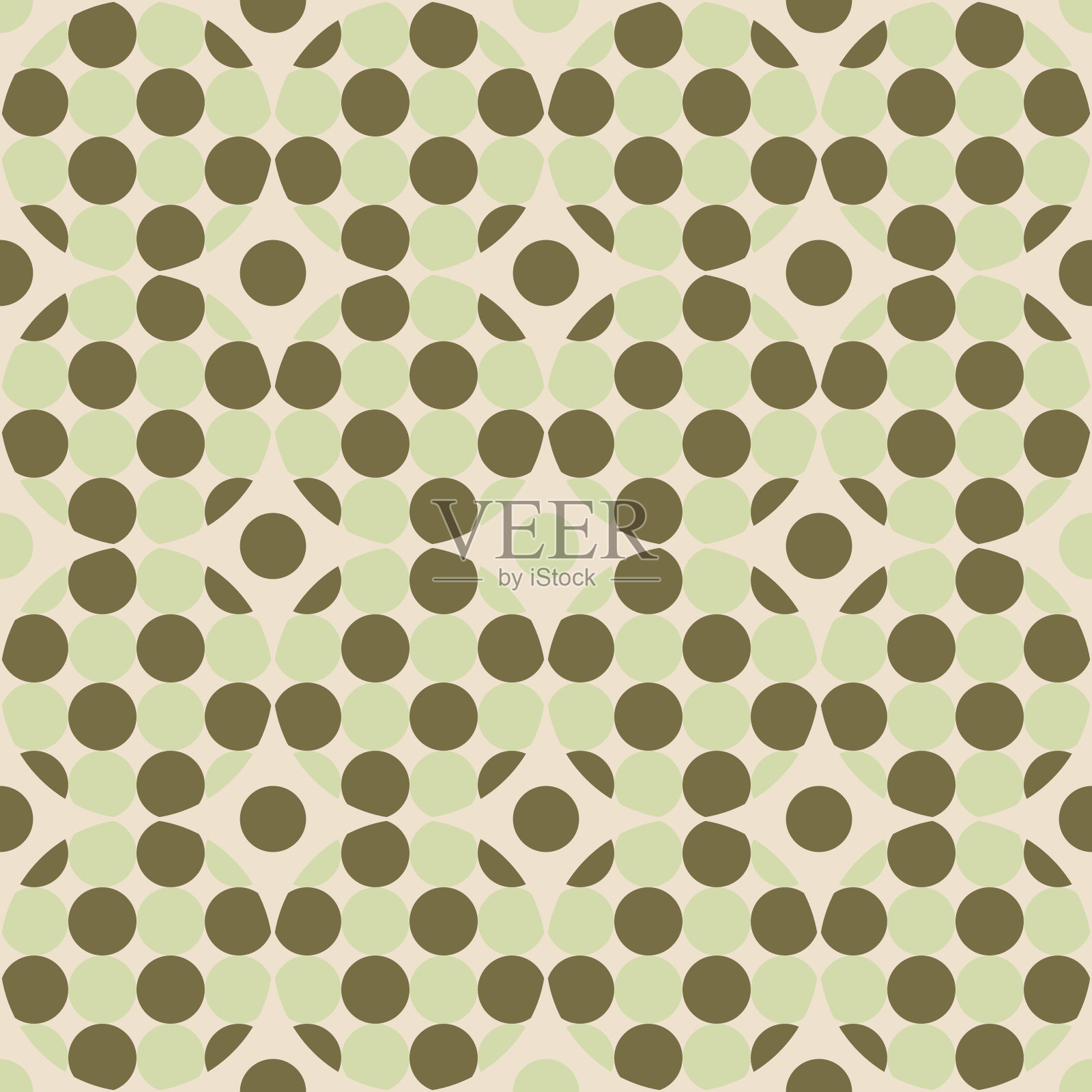 矢量无缝模式的现代点插画图片素材