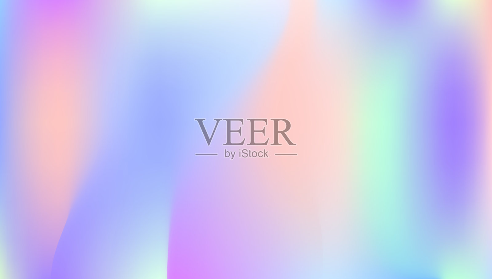 彩虹色的纹理。时尚的金属箔。蓝色闪亮梯度。软极简主义背景。复古海报。光芒四射的背景。幻想的光。全息背景。紫色虹彩质感插画图片素材