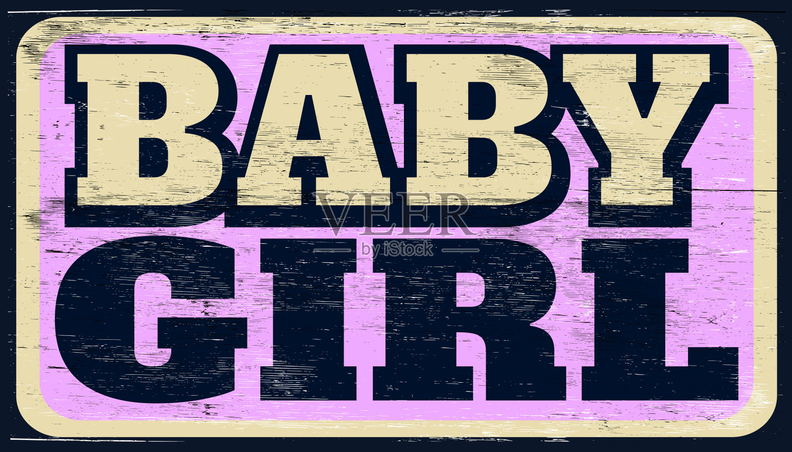 小女孩插画图片素材