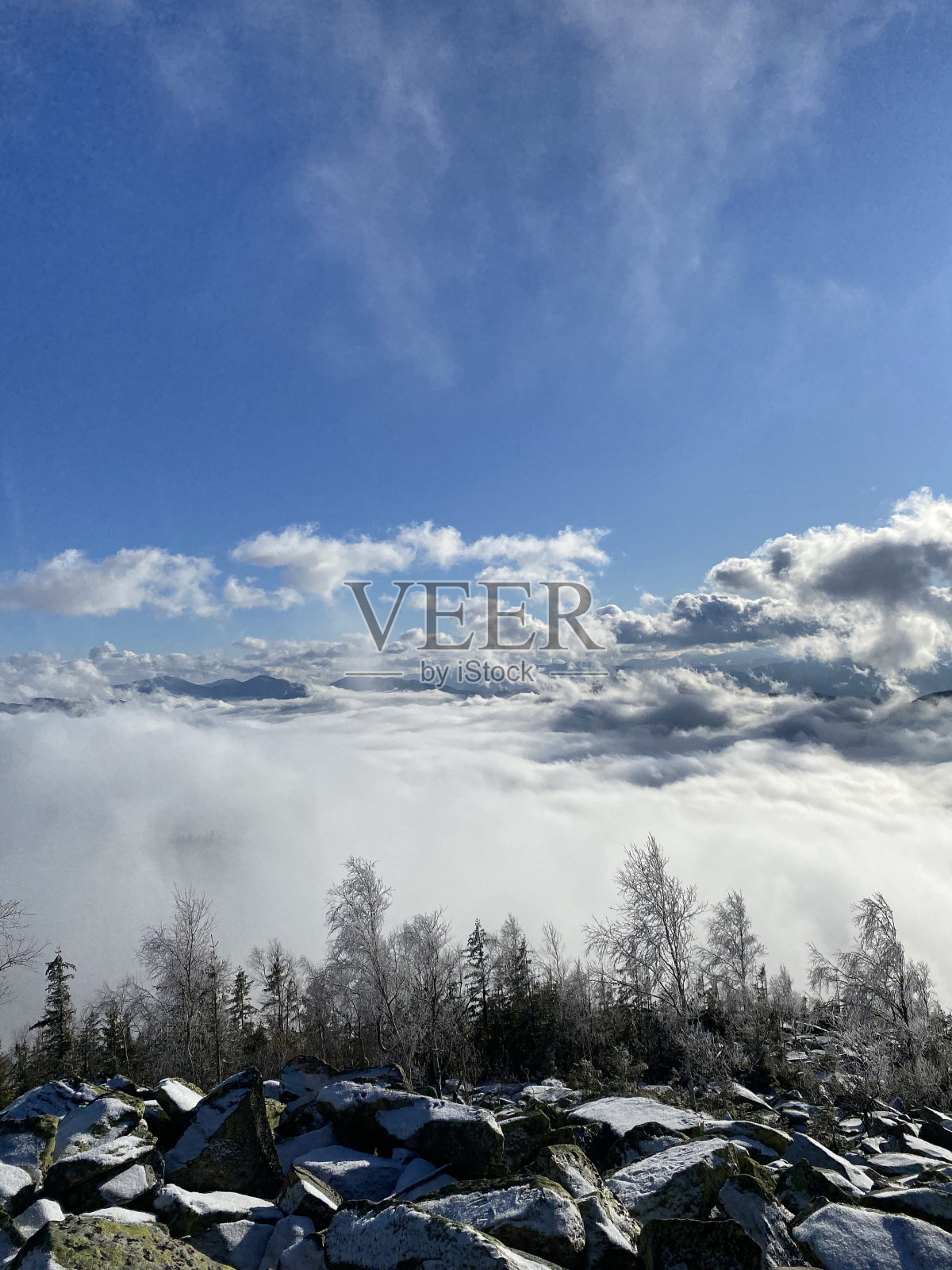 冬季森林和户外山景有雪照片摄影图片