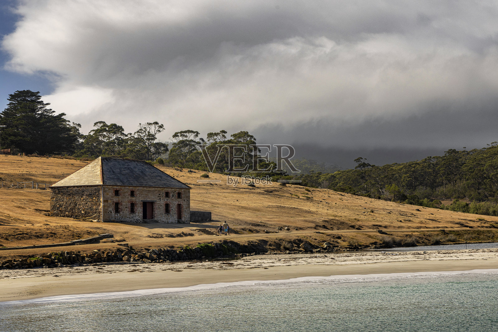 澳大利亚塔斯马尼亚州玛丽亚岛的粮食商店照片摄影图片