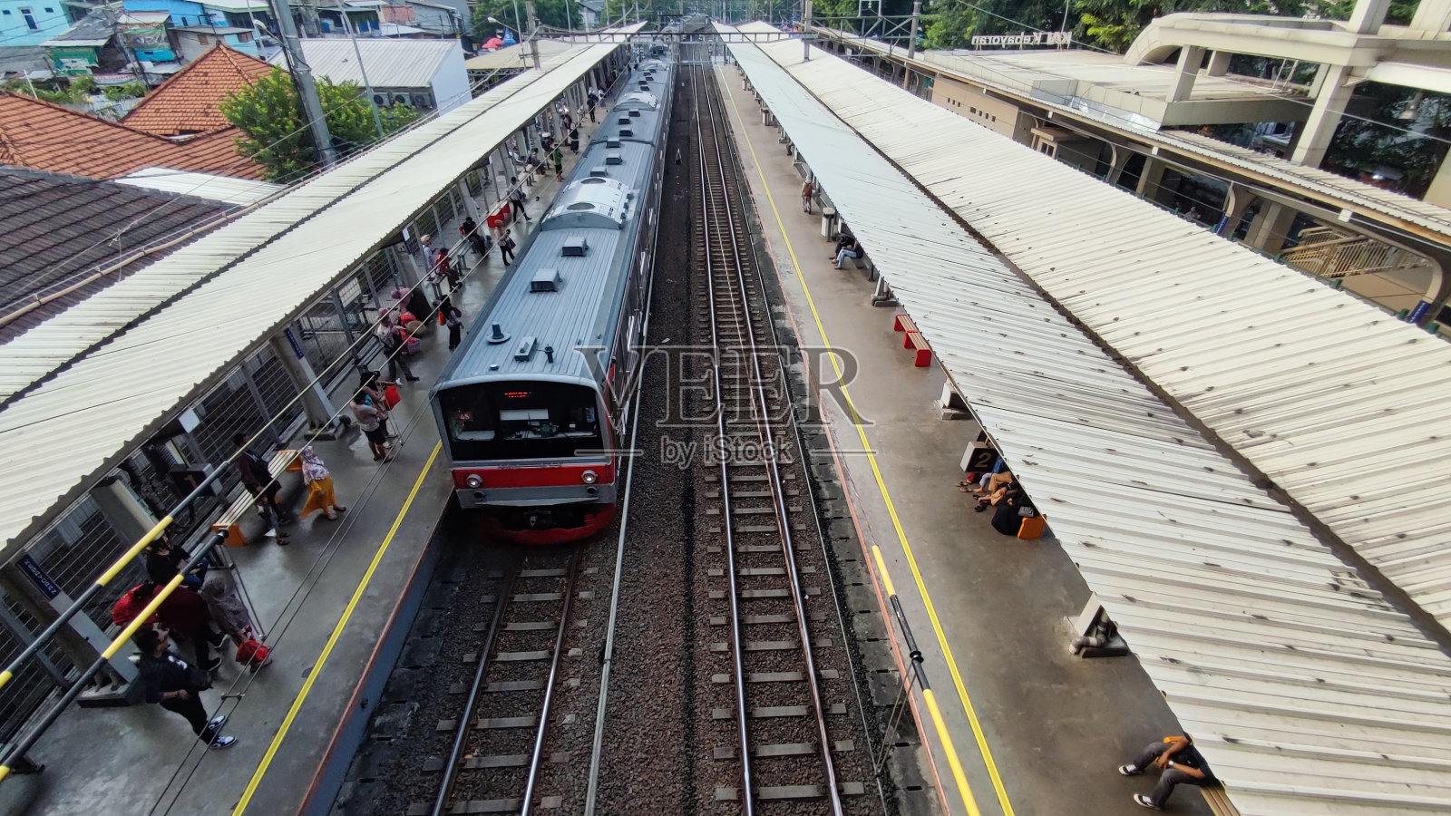 Kebayoran火车站照片摄影图片