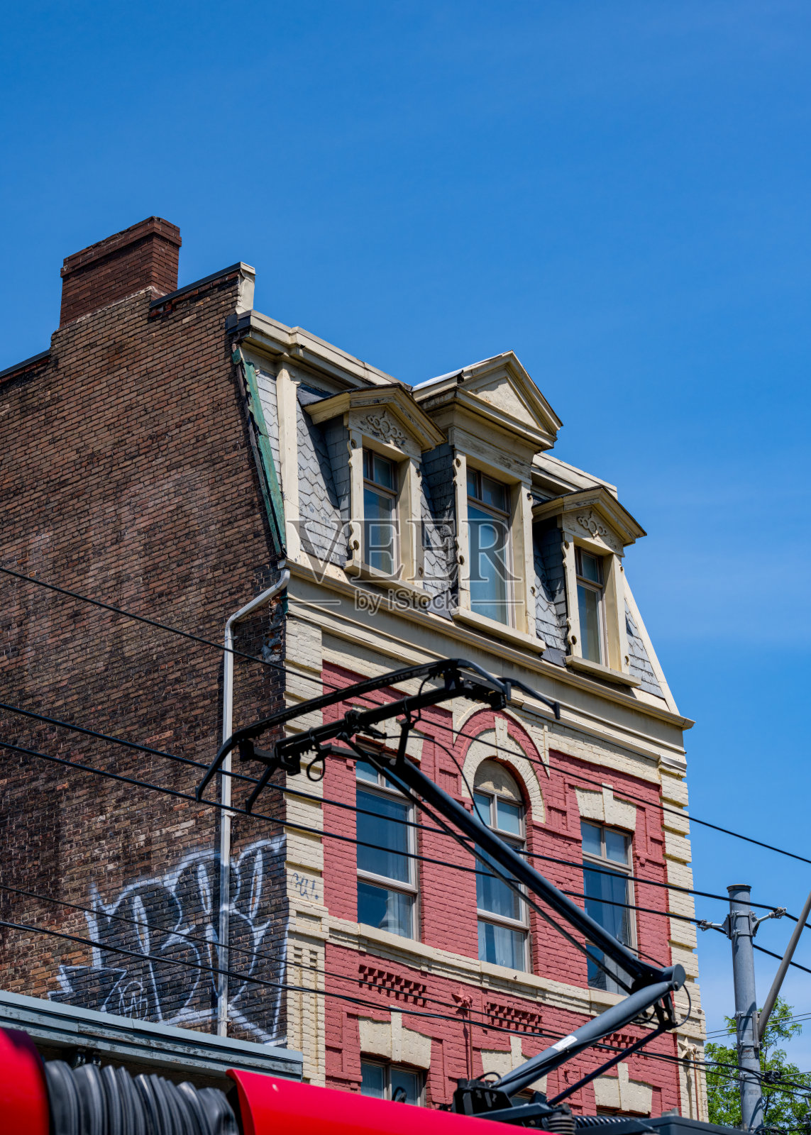 殖民地建筑立面照片摄影图片