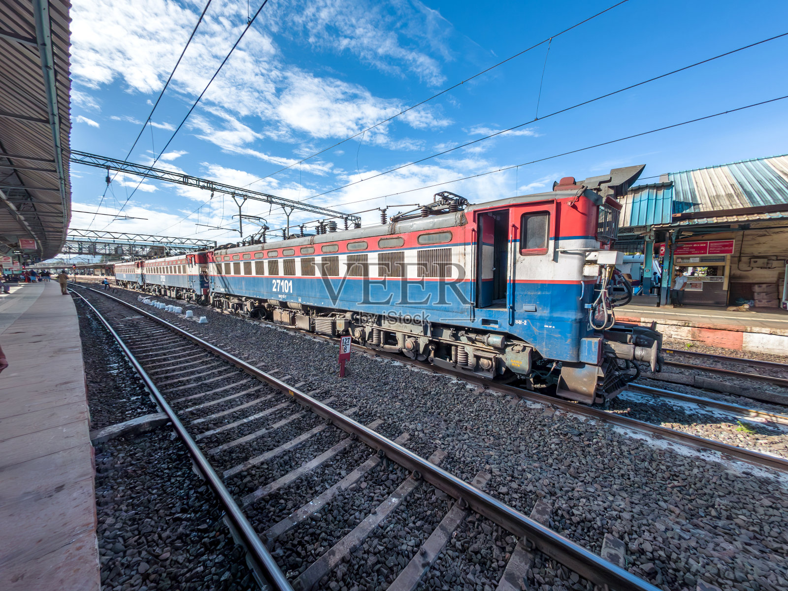 WAG7银行家印度铁路照片摄影图片