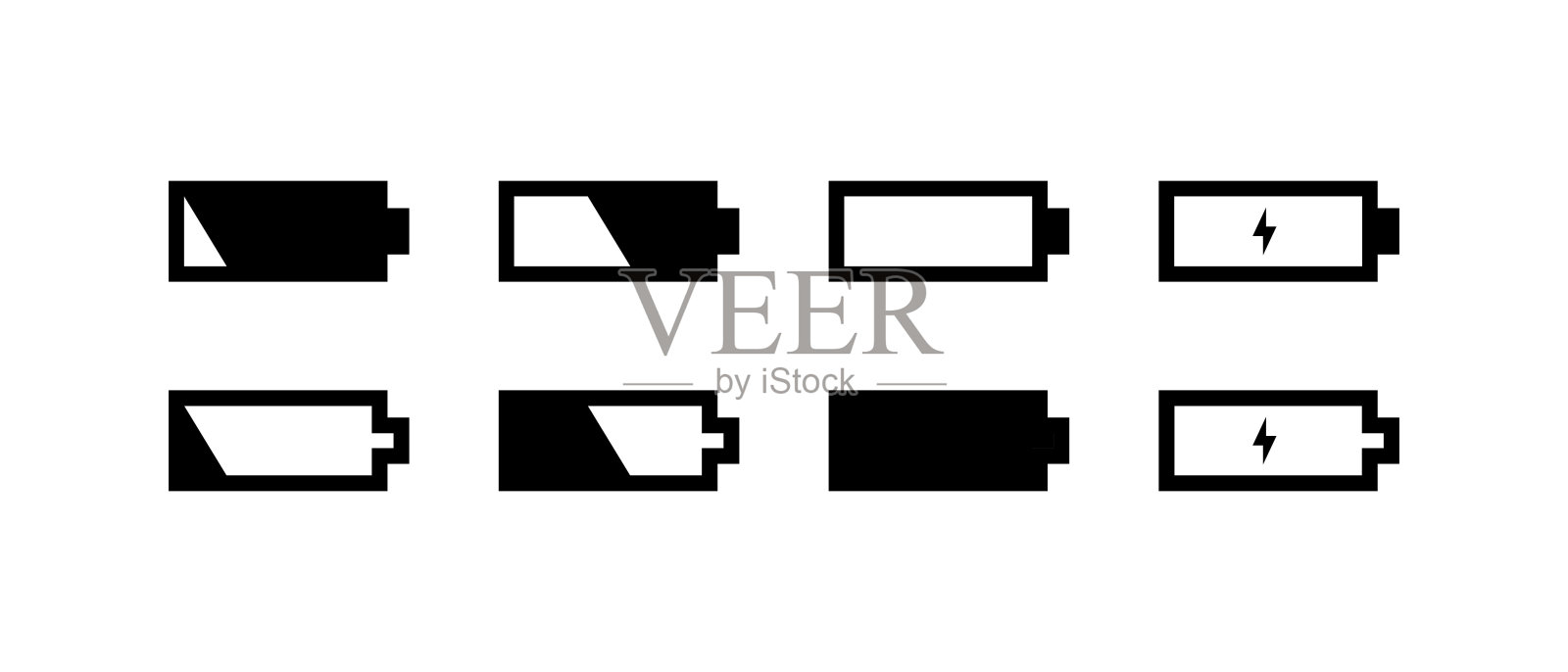 手机电池图标插画图片素材