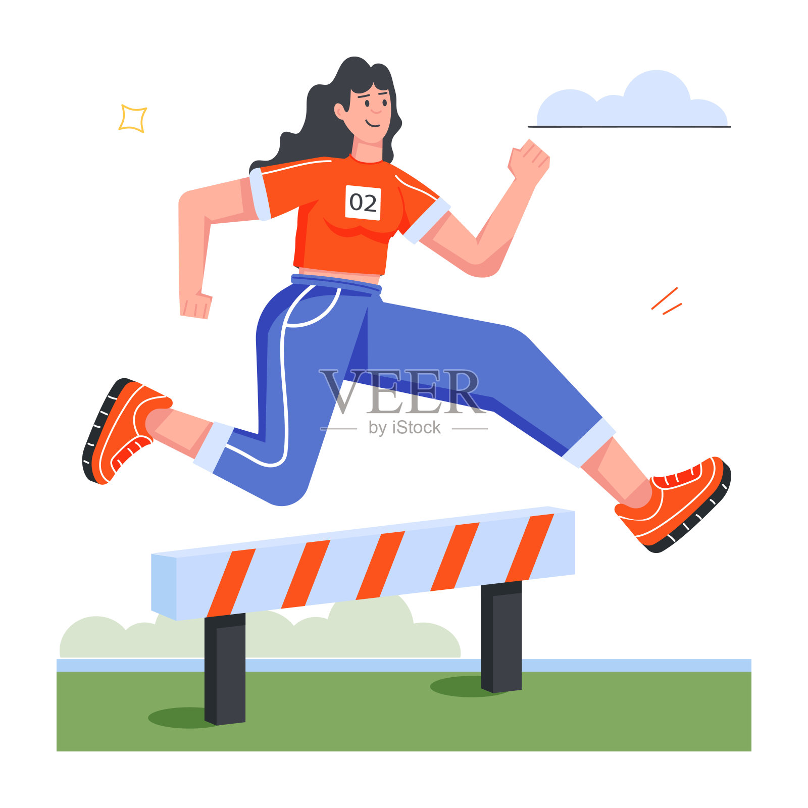 国际运动平面图标插画图片素材