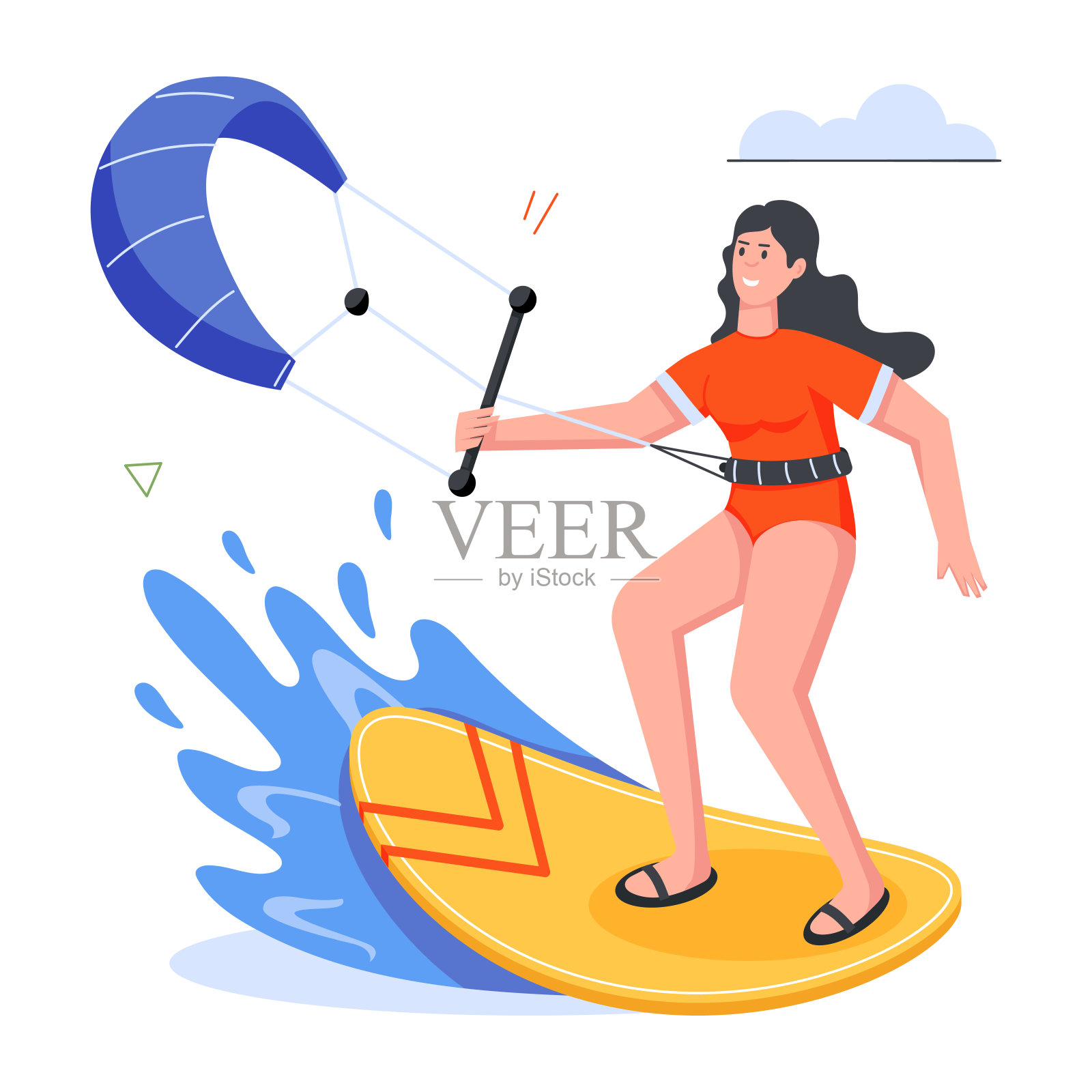 国际运动平面图标插画图片素材