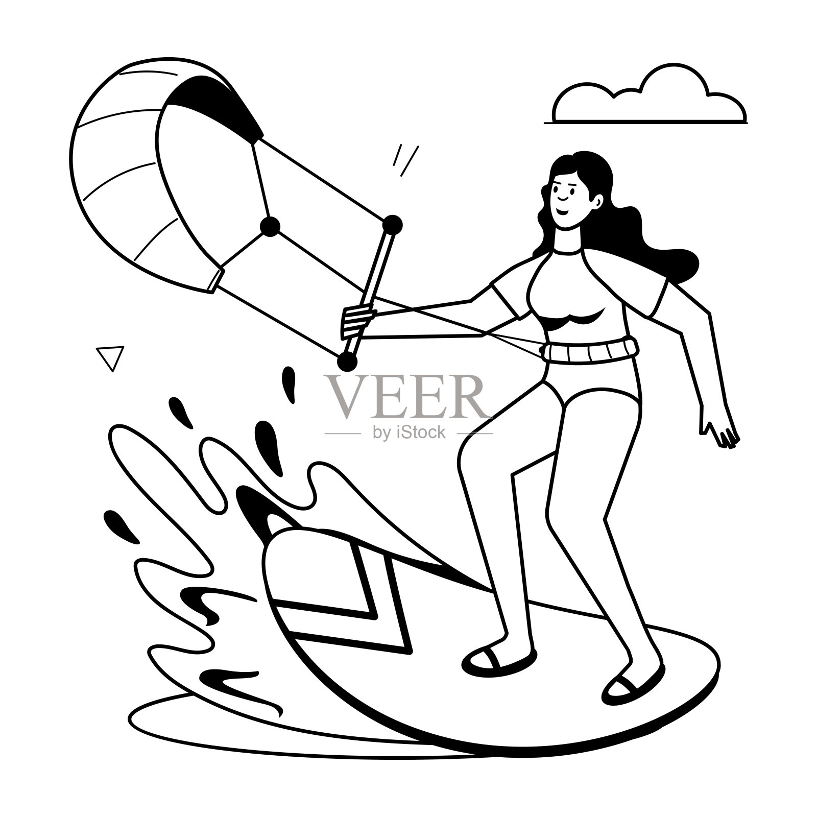 国际运动平面图标插画图片素材