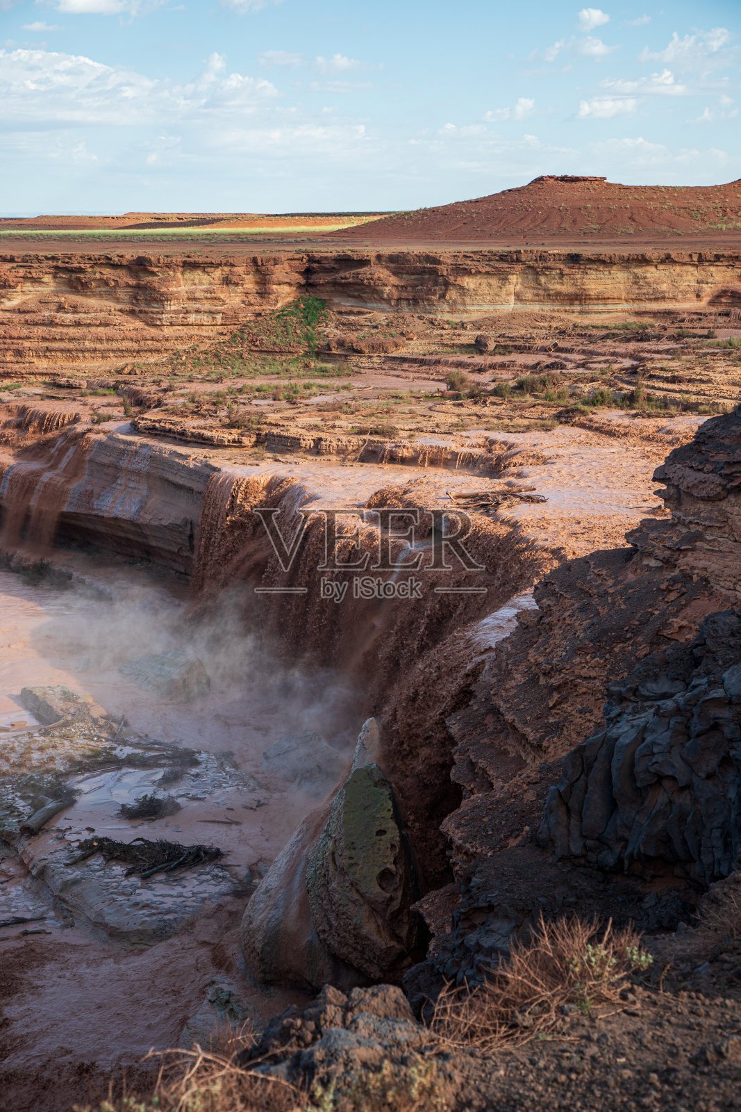 弗拉格斯塔夫，亚利桑那州，巧克力瀑布，风景，乡村，日落，日出，旅游目的地，风景，美丽，雄伟，山脉照片摄影图片