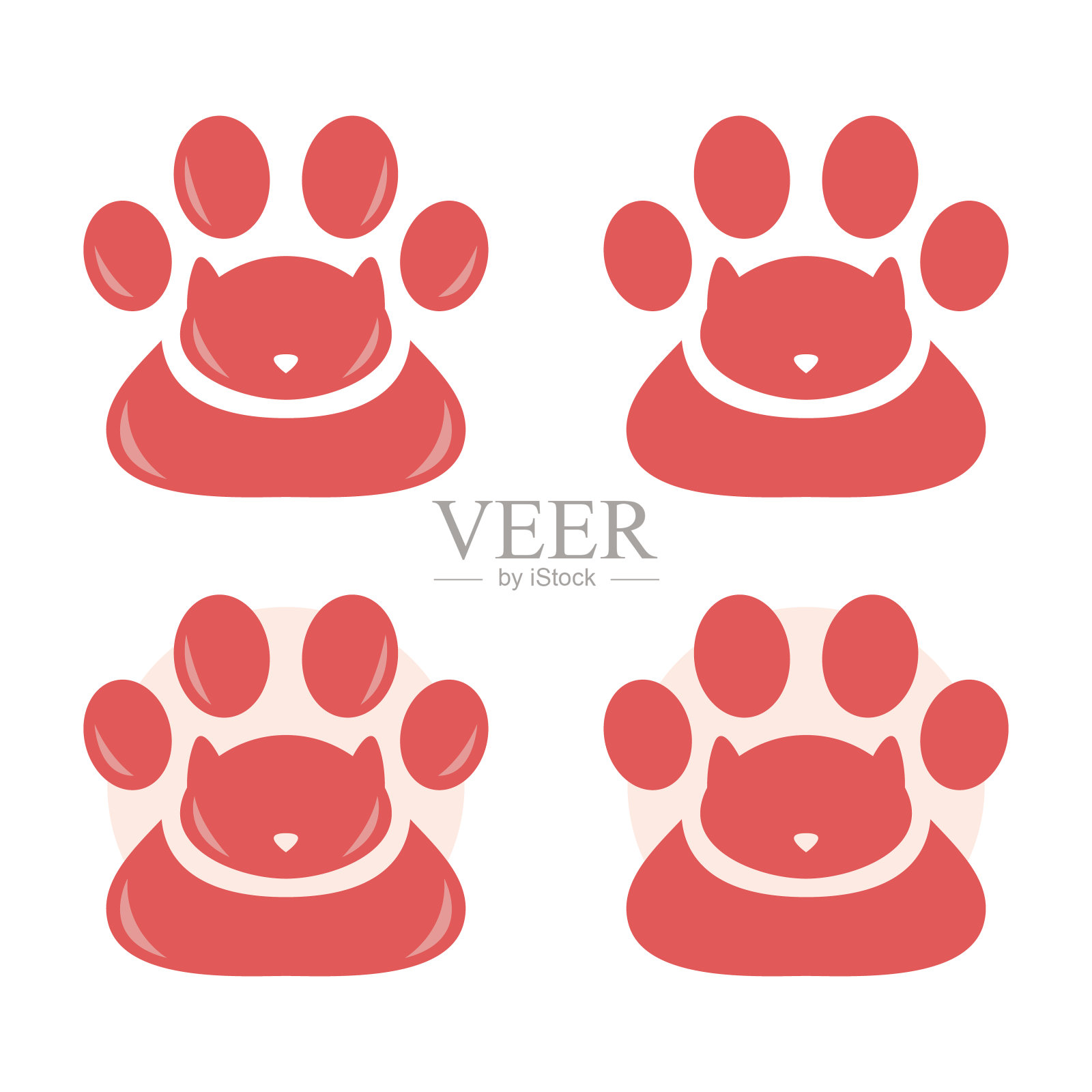 爪子16插画图片素材