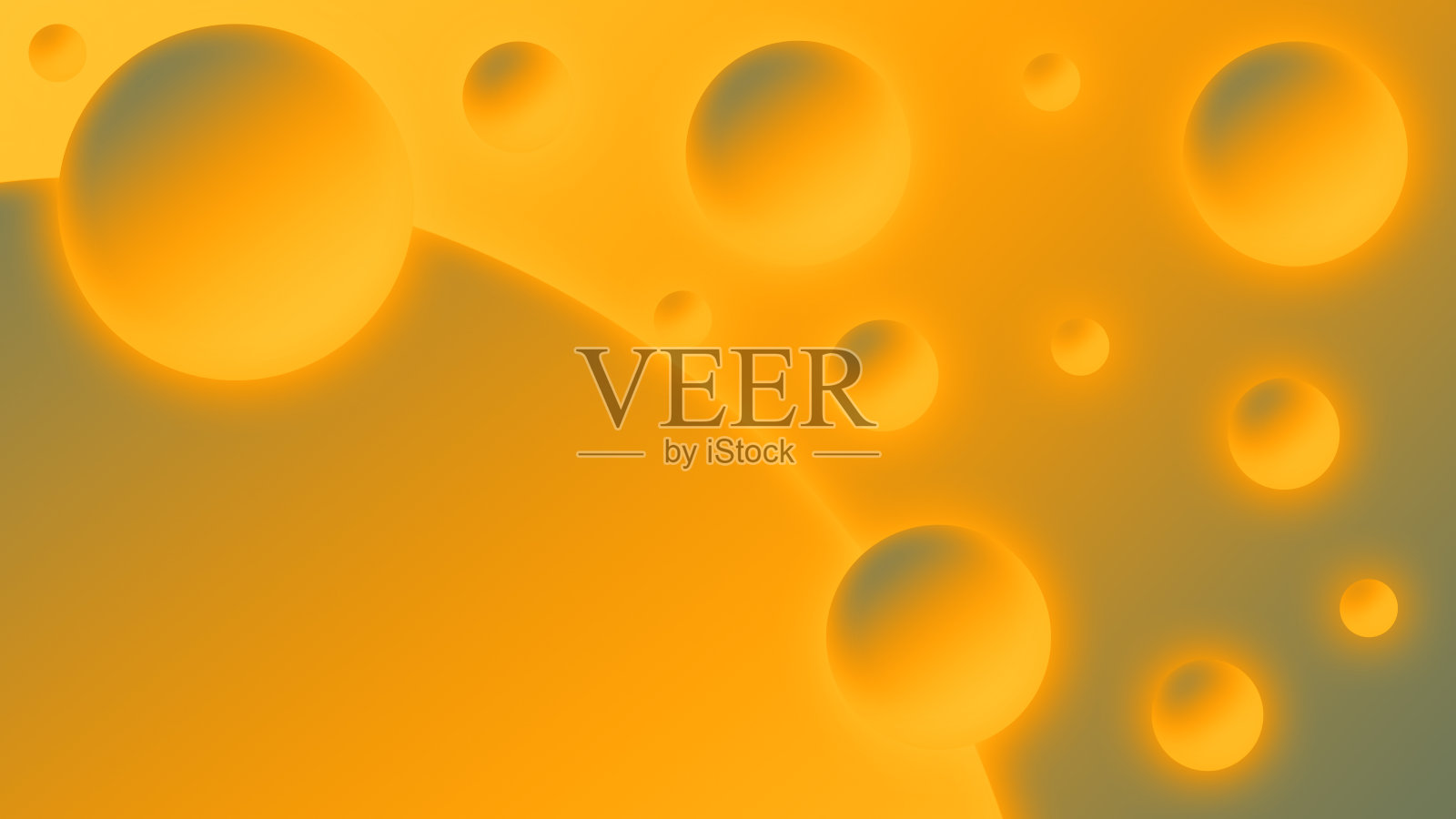 水滴上的梯度背景泡沫色概念图形插图插画图片素材