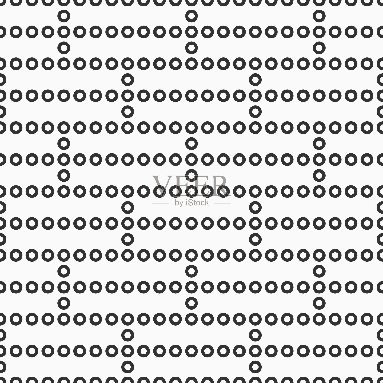 无缝点图案。几何点图案。无缝矢量重复背景。插画图片素材