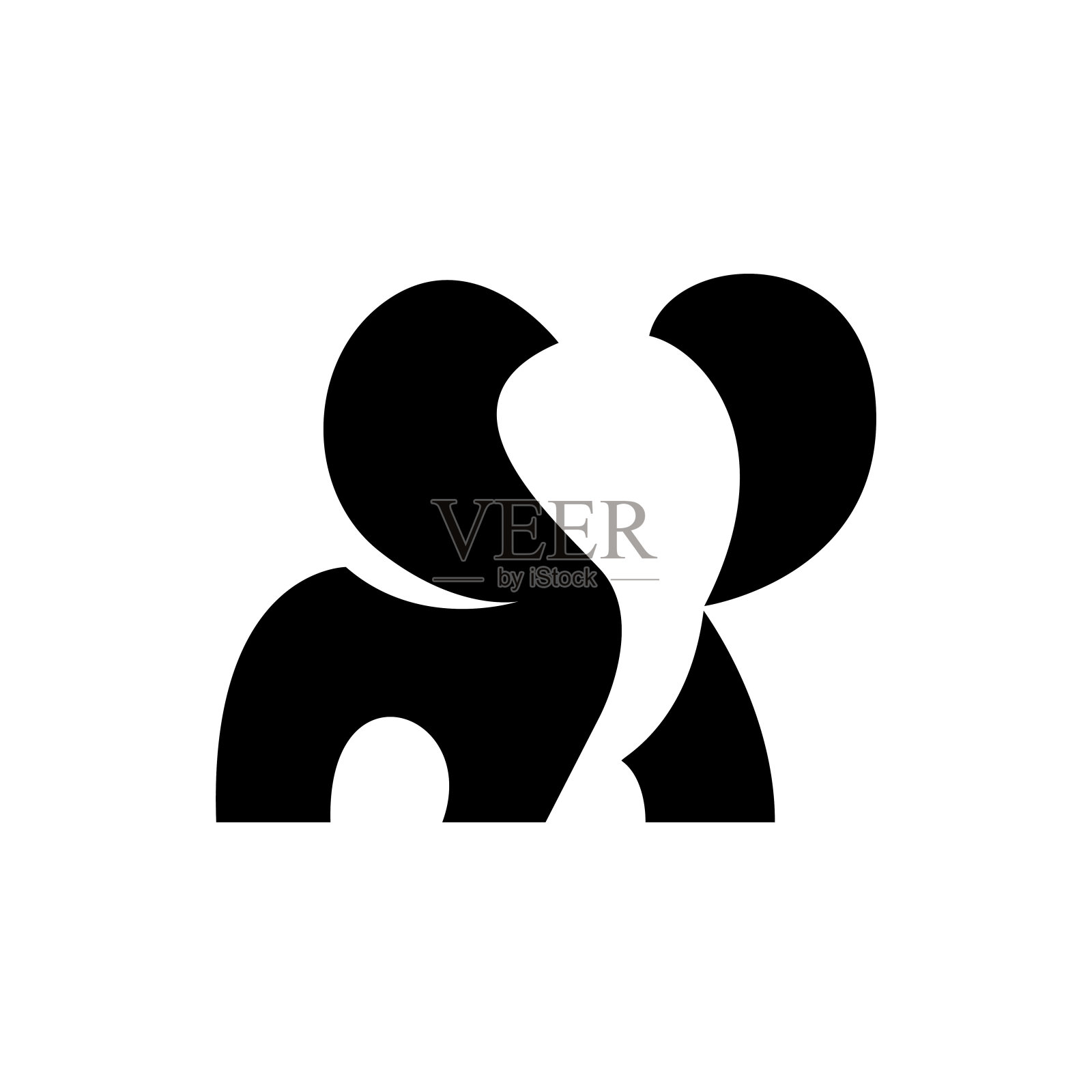 大象矢量图标插图设计插画图片素材