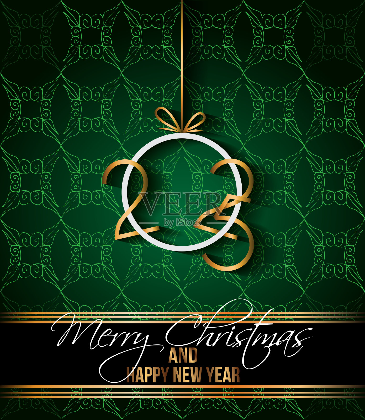 2025新年快乐，圣诞快乐的背景为您的季节性邀请，节日海报，贺卡。插画图片素材