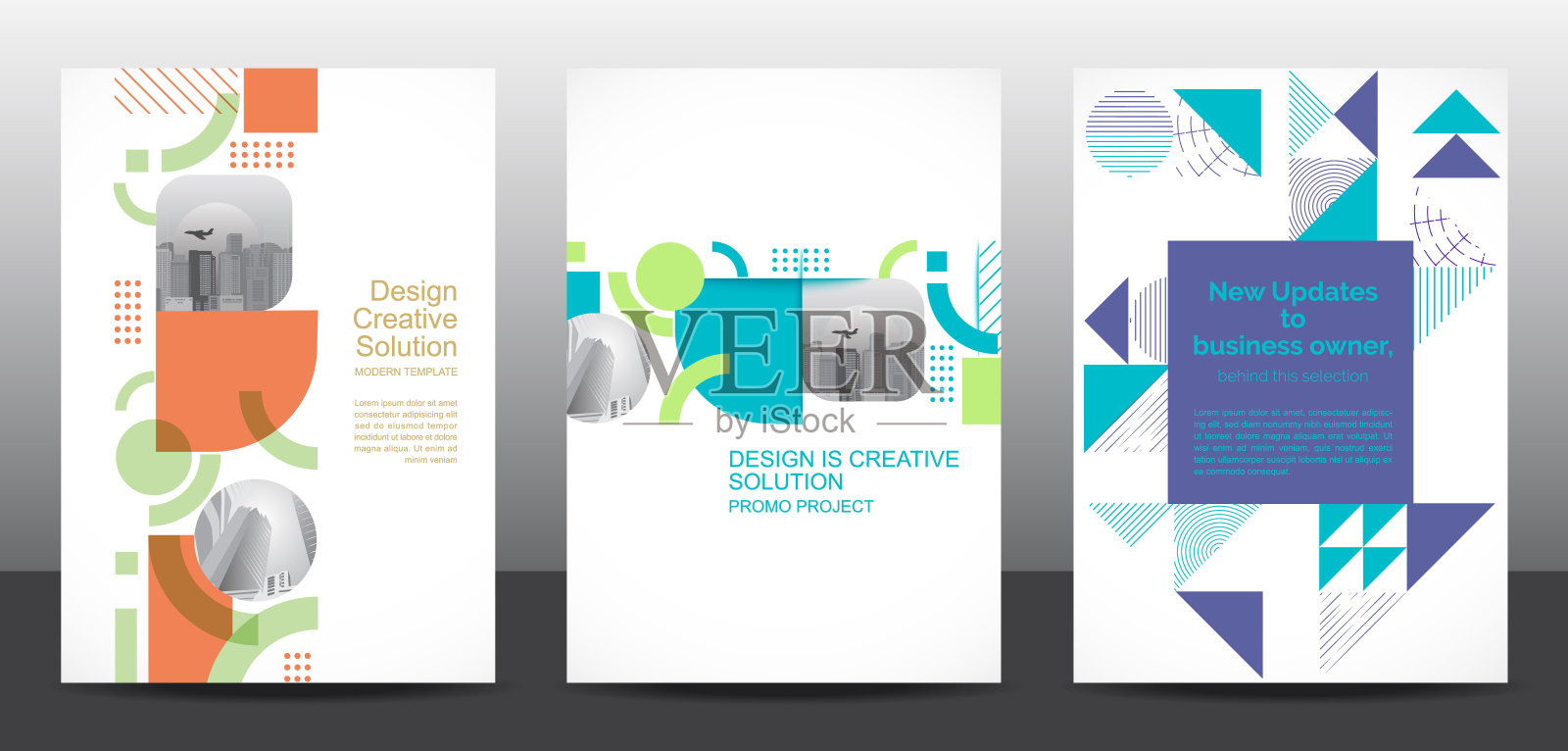 矢量宣传册传单设计布局模板插画图片素材