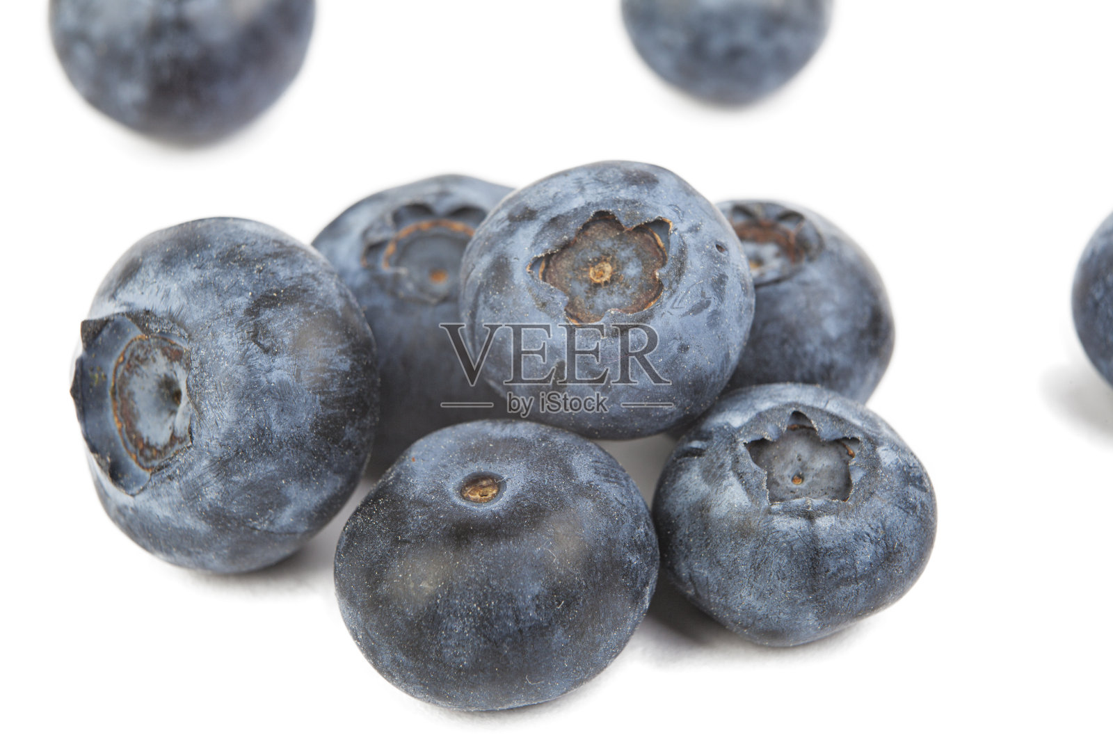 蓝莓果，新鲜健康的食品照片摄影图片